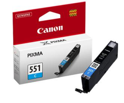 Tusz Canon CLI-551C cyan 332str.